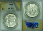 USA $1 Coin Morgan Silver Dollar ANACS AU-58 (45B) -
