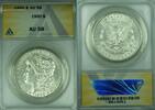USA $1 Coin Morgan Silver Dollar ANACS AU-58 (45E) -