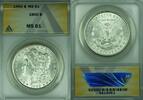 USA $1 Coin Morgan Silver Dollar ANACS MS-61 Better Coin (45B) -
