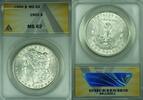 USA $1 Coin Morgan Silver Dollar ANACS MS-62 Better Coin (45B) -
