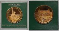 Exonumia Bronze Ellis Island Solid Proof Medallion in Plastic Case -