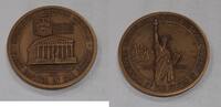 Exonumia Bronze Federal Hall National Memorial Medal in Original Box by MACo -