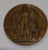 Exonumia Bronze American Legion School Award 2.5 Inch Medal w/Small Pin by MACo -