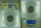 USA Indian Head Cent With L 1c ANACS AU-55 Struck Through Debris -