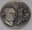 Exonumia Sterling John Adams HR Silver Medal With Info on the Reverse by Wittnauer -