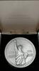 Exonumia Medal Statue of Liberty Large 75mm Silver Bicentennial with Box -