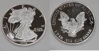 Exonumia Silver Eagle Design 6 Troy Oz. Silver Round Proof-Like in Capsule -