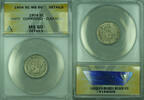 Weltmünzen 5 Centimes 5C Haiti ANACS MS-60 Details Corroded Cleaned Coin KM#53 -