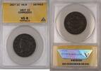 USA Large Cent 1827 US Coronet Head  1c Coin ANACS VG-8 Details Corroded... 51.15 US$ Tax includedfree shipping