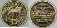 Exonumia Bronze Joint Chiefs of Staff Medal- Pentagon- Washington D.C. -