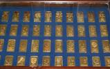 Exonumia Bronze Presidents through Regan 14Kt Gold over Proof Ingot Set -
