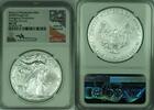 USA $1 Coin American Silver Eagle ASE NGC MS 70 Struck At Philadelphia (49) A -