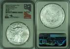 USA $1 Coin American Silver Eagle ASE NGC MS 70 Struck At Philadelphia (49) B -