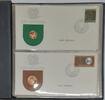 Weltmünzen Papua New Guinea 5 Coin BU Set in FDC's & Binder - See Photos -