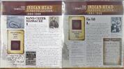 USA Indian Cent / Sand Creek Massacre on Informative Card - See Photos -