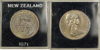 Weltmünzen $1 Coin Elizabeth II New Zealand with Plastic Case Uncirculated -