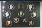 Weltmünzen Royal Mint Blue Box United Kingdom Proof Coin Collection 9 Coin Set w COA -
