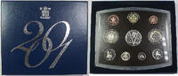 Weltmünzen Royal Mint Blue Box United Kingdom Proof Coin Collection 10 Coin Set w COA -