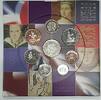 Weltmünzen United Kingdom Mint Set Brilliant Uncirculated UK Coins 8 Coins Total -