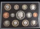 Weltmünzen Royal Mint Blue Box United Kingdom Proof Coin Collection 13 Coin Set w COA -