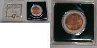 Weltmünzen 1 Penny Lucky Irish Penny -1960's Ireland Coin - UNC Coin in Info Folder -