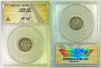 Weltmünzen 10 Cent China-Kirin Coin ANACS VF 30 -