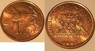 Weltmünzen 1 Cent Trinidad & Tobago Coin - Hummingbird BU Roll of 50 Coins -