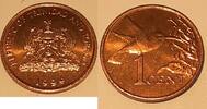 Weltmünzen 1 Cent Trinidad & Tobago Coin - Hummingbird BU Roll of 30 Coins -