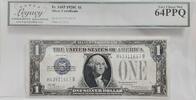 Banknoten $1 Silver Series 1928-C  Certificate Woods/Woodin Fr.#1603 Legacy VC New 64PPQ Legacy Very Choice New 64 PPQ