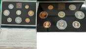 Weltmünzen United Kingdom Proof Set, GEM UK Coins, 8 Coins Total, With Case and COA -