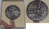 Sterling 1966 Exonumia State of Israel 10th Ann Sinai Campaign   Silver Medal in Box See photos.