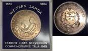 Weltmünzen Western Samoa One Tala Robert Louis Stevenson Commemorative Coin -
