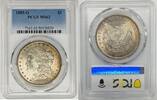 USA Dollar 1885-O Morgan Silver Coin Toned PCGS MS 62 (15) -