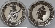 Weltmünzen Australia $30 Kookaburra Proof .999 Silver Kilo (32.15 Oz) Coin w/Box & COA -