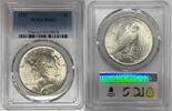 USA Dollar Peace Silver Coin PCGS MS 63 (10) G -