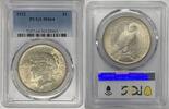 USA Dollar Peace Silver Coin PCGS MS 64 (10) C -