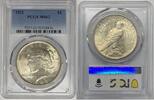 USA Dollar Peace Silver Coin PCGS MS 62 Looks Better (10) A -
