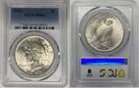 USA Dollar Peace Silver Coin PCGS MS 64 (10) C -