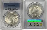 USA Dollar Peace Silver Coin PCGS MS 64 (10) E -