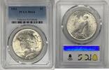 USA Dollar Peace Silver Coin PCGS MS 64 (10) G -