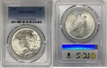 USA Dollar Peace Silver Coin PCGS MS 64 (10) H -