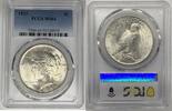 USA Dollar Peace Silver Coin PCGS MS 64 (10) I -