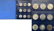 USA 1 Dollar 1971-1978 Eisenhower $ IKE Complete Set-In Whitman Album -
