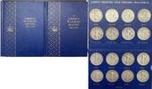 USA Half Dollar 1916-1947 Walking Liberty 50c Coin Complete Set-In Whitman Album -