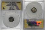 Kanada 5 Cent Canada Coin Large 5 ANACS VF 30 Details Corroded-Cleaned -