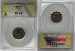 Weltmünzen 5 Centesimi 1937-R Italy Coin ANACS AU 58 W4 -