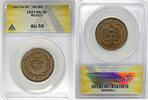 Weltmünzen 5 Centavos 1927-Mo Mexico ANACS AU 55 W5 -