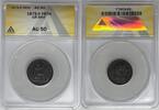 Weltmünzen Farthing 1875-H Great Britain Coin ANACS AU 50 W6 -