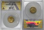 Weltmünzen 1 Centavo Dominican Republic Coin ANACS MS 60 W8 -