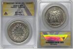 Weltmünzen 5 Francs 1849-A France Coin ANACS XF 40 Details W8 -